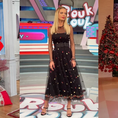 Τα Χριστούγεννα στη μικρή οθόνη | Τα looks που επέλεξαν οι παρουσιάστριες των τηλεοπτικών εκπομπών