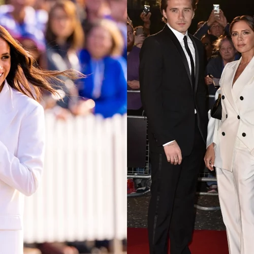To φόρεσε η Meghan Markle, το φόρεσε η Victoria Beckham | Βάλε το λευκό κοστούμι στην check list του ανοιξιάτικου shopping