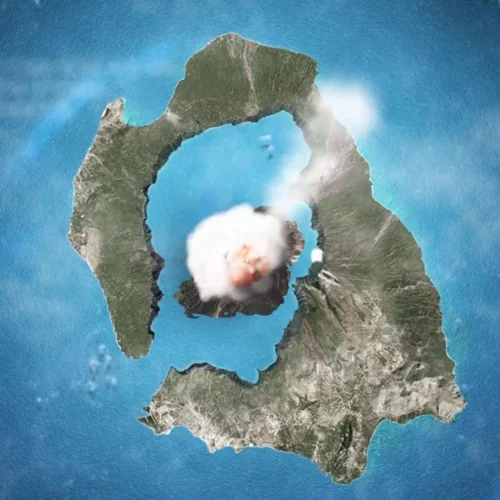 Βίντεο | Οι ηφαιστειακές εκρήξεις που διαμόρφωσαν την Σαντορίνη