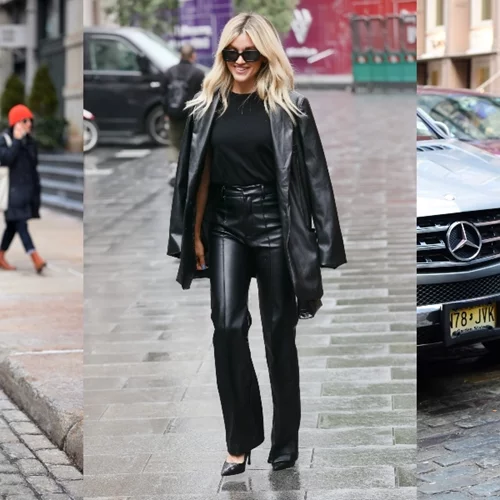 Φέτος θα φορέσεις δερμάτινο παντελόνι | Τα πιο stylish σχέδια για άψογες εμφανίσεις