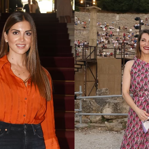 Τσιμτσιλή – Κύργια | Η παρουσιάστρια και η καλλιτεχνική διευθύντρια του Εθνικού φόρεσαν το ίδιο σύνολο