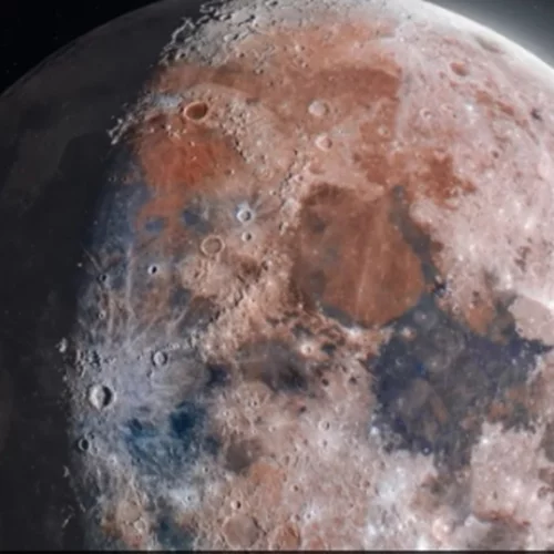 Λεπτομερής φωτογραφία 174MB της Σελήνης από δύο αστροφωτογράφους