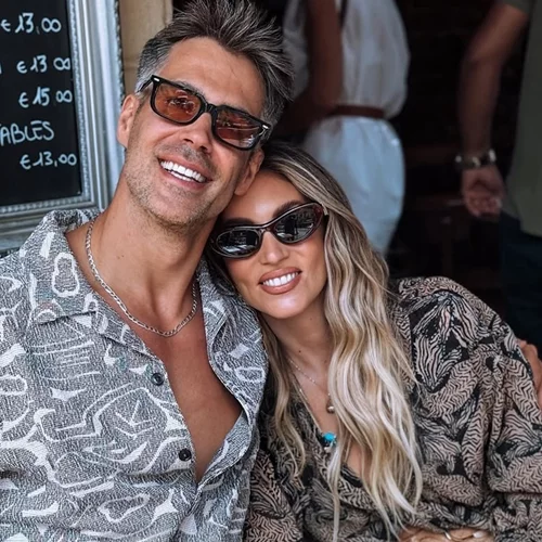 Αθηνά Οικονομάκου | Η συγκινητική στιγμή που ο σύντροφός της, Μπρούνο Τσερέλα συνάντησε τον Giorgio Armani