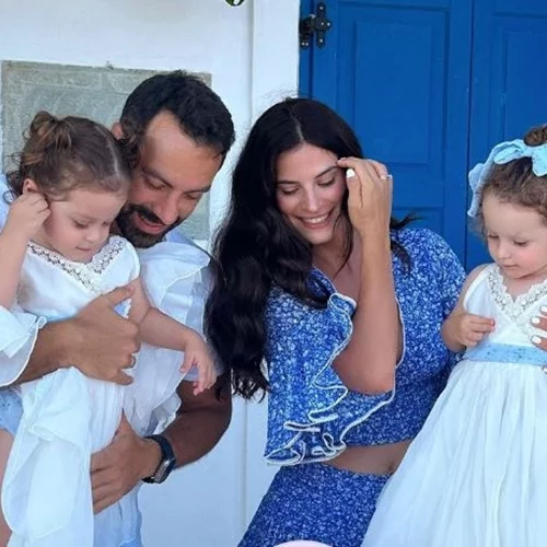 Ξεκίνησαν το σχολείο τα παιδιά της Χριστίνας Μπόμπα και του Σάκης Τανιμανίδη | Παρούσα η επιχειρηματίας μέχρι να προσαρμοστούν