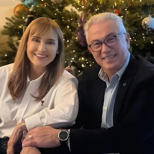 Μάρα Ζαχαρέα & Θοδωρής Ρουσσόπουλος | Σπάνια θεατρική βραδιά για το ζευγάρι