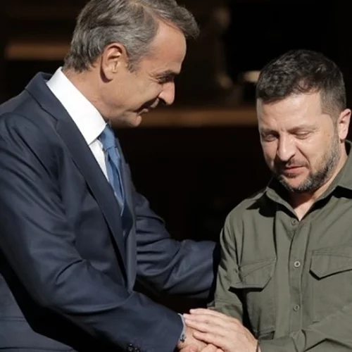 Στην Αθήνα ο Βολοντίμιρ Ζελένσκι - Στις 13:45 η συνάντηση με τον Κυρ. Μητσοτάκη