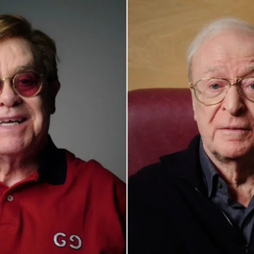 O Elton John και ο Michael Caine πρωταγωνιστούν σε βίντεο για τον εμβολιασμό