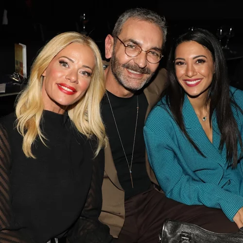 Ευγενία Σαμαρά - Οδυσσέας Παπασπηλιώπουλος | Πήγαν μαζί στην πρεμιέρα του Θανάση Αλευρά