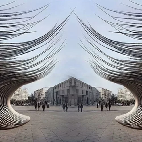 Flowing Free | Ένα γλυπτό-σύμβολο αφιερωμένο στη γενναιότητα των γυναικών του Ιράν