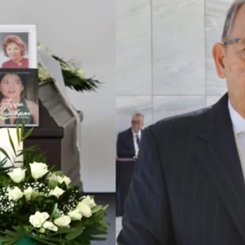 Το τελευταίο αντίο στην Άννα Κυριακού - Συντετριμμένος ο γιος της