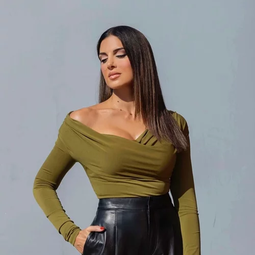 Η Σταματίνα Τσιμτσιλή φόρεσε το πιο κολακευτικό δερμάτινο παντελόνι από τη Ζara