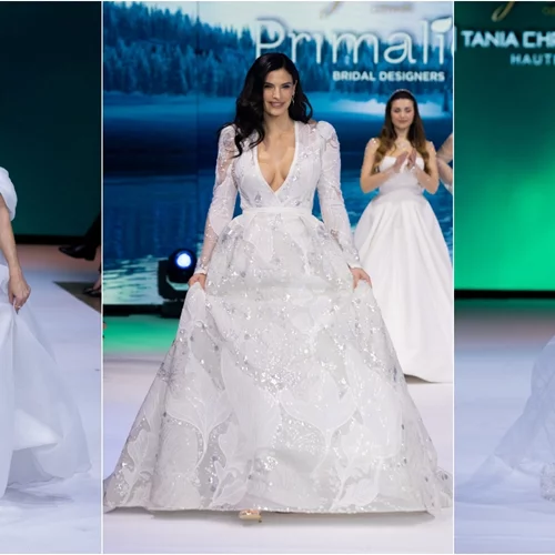 10 συγκλονιστικά νυφικά και 3 #catwalk εκπλήξεις που αποθέωσαν το Yes I Do Catwalk by Georg Jensen