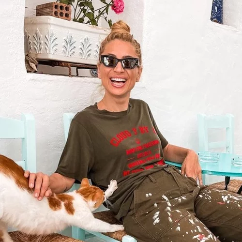 Μαρία Ηλιάκη | Η κομψή και ιδιαίτερη εμφάνιση της στην βάφτιση της κόρης της