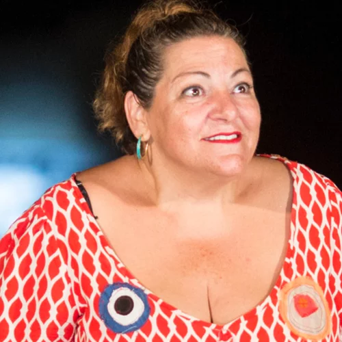 Βίκυ Σταυροπούλου | Συνόδευσε τη μητέρα της για να κάνει το εμβόλιο κατά του κορονοϊού