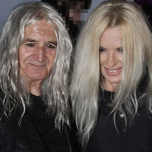 Νίκος Καρβέλας και Αννίτα Πάνια στην πρεμιέρα της Άννας Βίσση