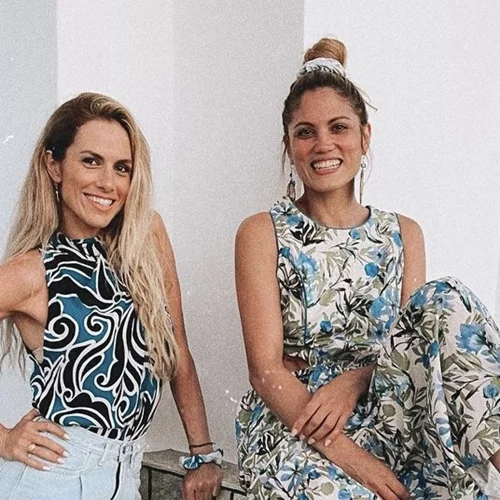 Μαίρη Συνατσάκη | Για ψώνια με την 9 μηνών κόρη της, Ολίβια, και τη νονά της μικρής, Ντορέττα Παπαδημητρίου