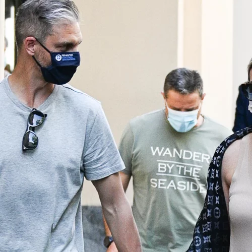 Άγγελος Χαριστέας | Σπάνια εμφάνιση με τη σύζυγό του, Βαρβάρα