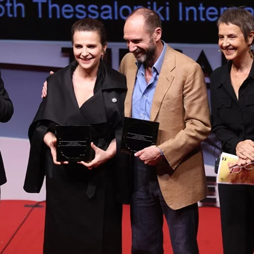 Η Juliette Binoche και ο Ralph Fiennes τιμήθηκαν από το 65ο Φεστιβάλ Κινηματογράφου Θεσσαλονίκης