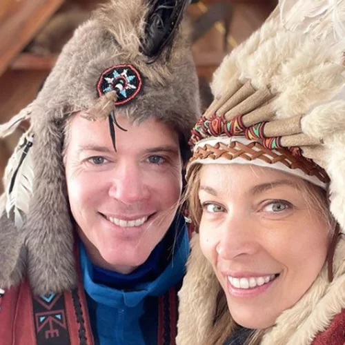 Η Μαριέττα Χρουσαλά γιορτάζει τα γενέθλιά της στο Courchevel | Οι ρομαντικές φωτογραφίες με τον Λέοντα Πατίτσα