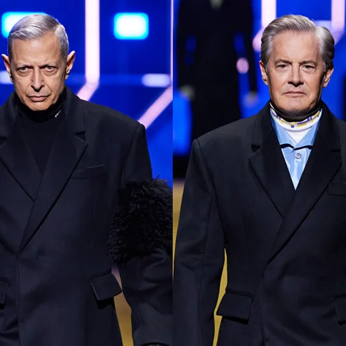 Οι βετεράνοι του Hollywood στην πασαρέλα | Jeff Goldblum και Kyle MacLachlan στο σόου της Prada