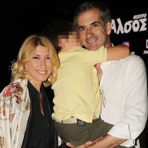 Ο Κώστας Μπακογιάννης πήγε για ψάρεμα με τον γιο του, Δήμο στη Μάνη