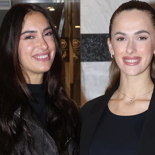 Άννα Πρέλεβιτς και Τέα Πρέλεβιτς σε σπάνια κοινή εμφάνιση στο πλευρό του μπαμπά τους, Μπάνε Πρέλεβιτς