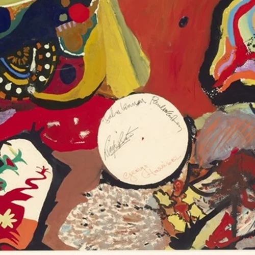 Όταν οι Beatles κλεισμένοι σε ένα δωμάτιο του Tokyo Hotel το 1966, ζωγράφισαν ένα ψυχεδελικό έργο τέχνης