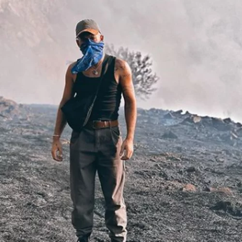 Τάσος Ξιαρχό | Βρήκε γκαζάκια σε καμένο δάσος