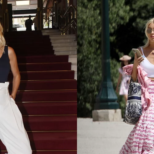 Φαίη Σκορδά VS Κατερίνα Καινούργιου | Ποια φόρεσε το ροζ φόρεμα με τρόπο που θα ζήλευε και η Elle Woods του ''Legally Blonde''