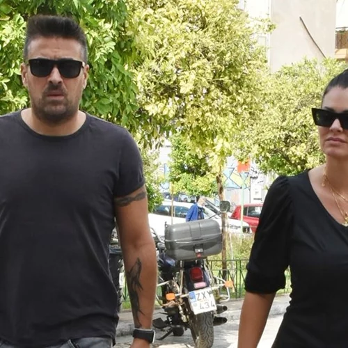 Μαρία Κορινθίου & Γιάννης Αϊβάζης | Οικογενειακώς στο γήπεδο - H Ισμήνη έχει φτάσει σε ύψος τη μητέρα της