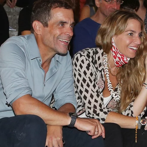 Κωνσταντίνος Μαρκουλάκης - Χρυσή Βαρδινογιάννη | Σπάνια έξοδος για το όμορφο ζευγάρι