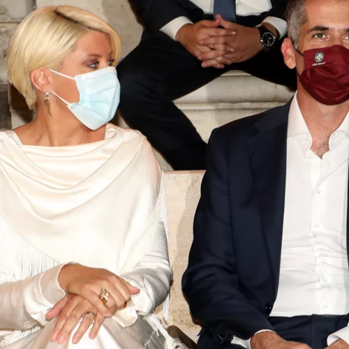 Σία Κοσιώνη - Κώστας Μπακογιάννης | Γενέθλια για τον γιο τους, Δήμο (pics)