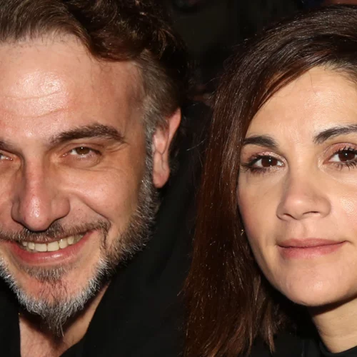 Άννα Μαρία Παπαχαραλάμπους - Φάνης Μουρατίδης | Σπάνια φωτογραφία του γιου τους