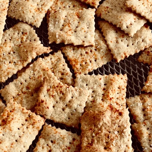 Σούπερ υγιεινά αλμυρά κρακεράκια με αλεύρι βρόμης, ζέας και κριθαριού