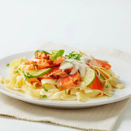 Συνταγή για ταλιατέλες με καπνιστό σολομό