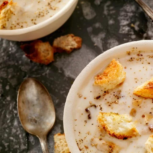 Συνταγή για μανιταρόσουπα από τον Βασίλη Καλλίδη