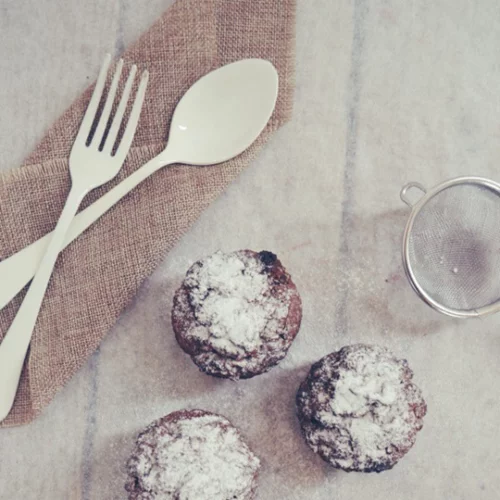 Muffins χωρίς αυγά και χωρίς βούτυρο