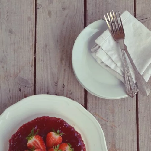 Συνταγή για cheesecake με φράουλες