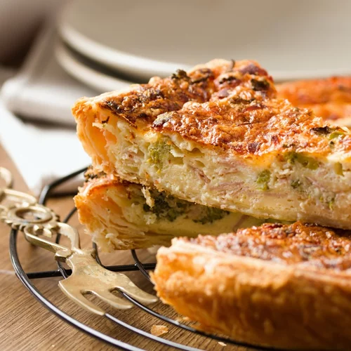 Συνταγή για κις λορέν με κολοκυθάκια και δυόσμο