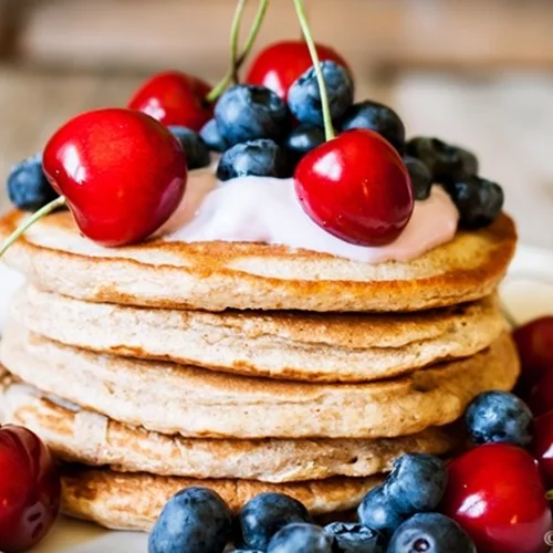 Η πιο γευστική συνταγή για pancakes ολικής άλεσης χωρίς ζάχαρη