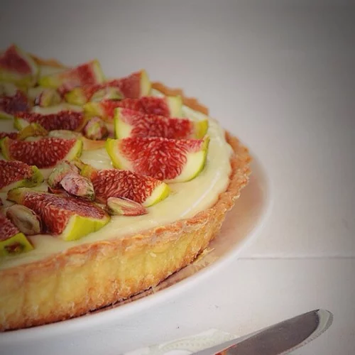 Συνταγή για τάρτα με σύκο, μασκαρπόνε και φιστίκι