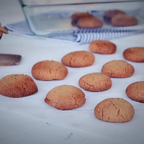 Μπισκότα με φυστικοβούτυρο μόνο με 3 υλικά