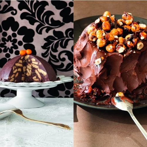 Εύκολα γλυκά με σοκολάτα | Τούρτα μωσαϊκό, γκανάς σοκολάτας με ρούμι και τούρτα σοκολάτα μαρκίζ