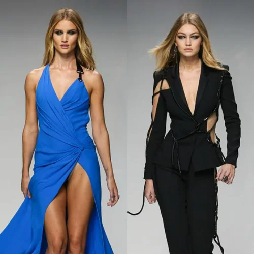 Gigi, Rosie & Irina: Τα πιο σέξι μοντέλα στο catwalk Versace