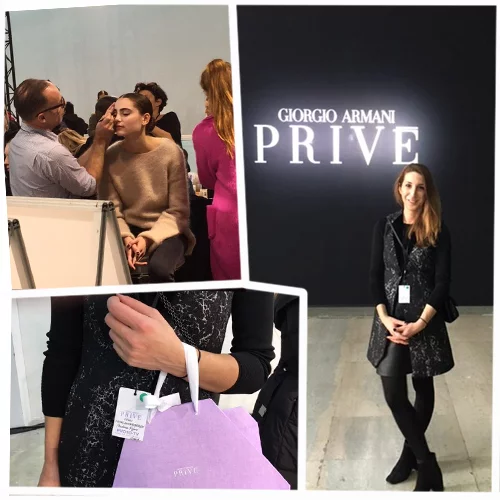 Armani Prive: Backstage στο Haute Couture Show