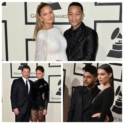 Grammys 2016: Τα πιο λαμπερά ζευγάρια πέρασαν από το κόκκινο χαλί τους