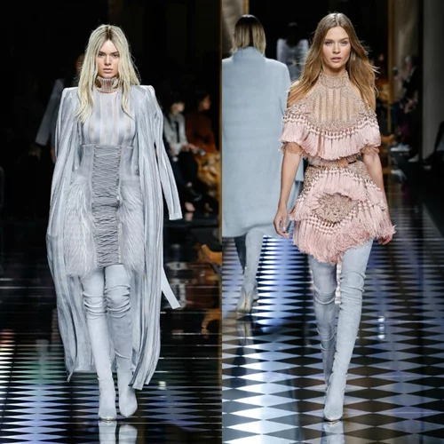 Balmain A/W 2016-2017: Το celebrity front row, τα ωραιότερα looks και η burlesque διάθεση στη νέα συλλογή