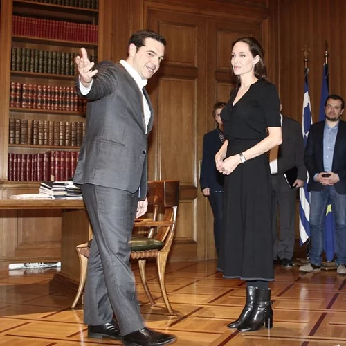 Angelina Jolie: Φωτογραφίες από την συνάντησή της με τον Αλέξη Τσίπρα