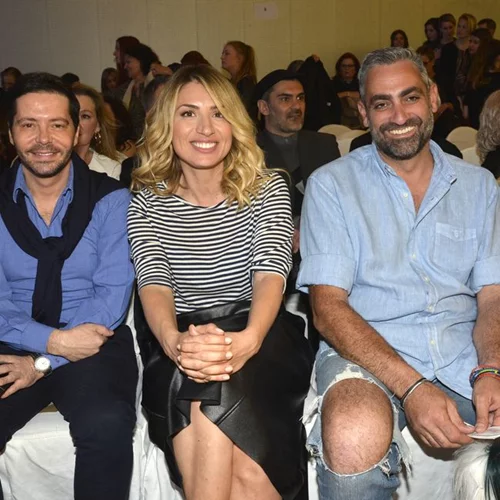 Μαρία Ηλιάκη - Νεκτάριος Γαλίτης: Βραδινή έξοδος σε fashion event