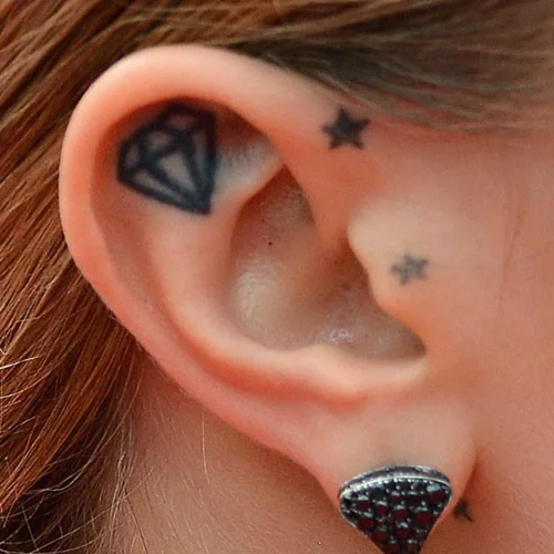 Όλες οι super ιδέες για cute tattoos στο αυτί